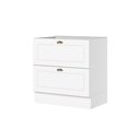 Ver imagem 1 de Balcão 80cm com 02 Gavetas Cozinha Americana C371 Branco Hp - Henn