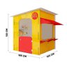 Lanchonete De Brinquedo Pequena Com Led 100% MDF Mc Kids Jennings Shop Jm - 4