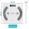 Balança de Bioimpedância com bluetooth Rhino BABAIN-180 BL - 7