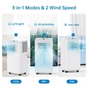 Ver imagem 2 de Takywep Ar-condicionado Portátil 8.000 Btu 3 em 1 Branco