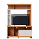 Ver imagem 5 de Estante Home Theater Elba com Mesa de Centro Jeri Freijó Off White Matte e Aparador Riviera Freij
