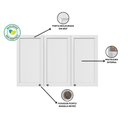 Ver imagem 7 de Cozinha Olivia 5 Peças com Cristaleira e Paneleiro Torre Quente Poliman Móveis