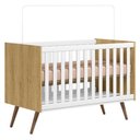 Ver imagem 2 de Conjunto Berço Americano Q Encanto 3820 Retrô e Guarda Roupa 6 Portas MDF Branco Qmovi