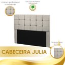 Ver imagem 5 de Cabeceira Julia 1,60 Queen Veludo - Star Confort