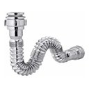 Ver imagem 1 de Sifão Cromado Metal Sanfonado de Pia Cuba Bancada para Cozinha e Banheiro Sif-c