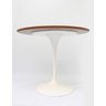 Mesa de Jantar Tulipa Saarinen Redonda 70cm - Imbuia - Branco - 2