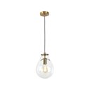 Ver imagem 1 de Pendente Tommy Ø21,5cmx29,5cm 2 Mt de Cabo Bronze - Transparente