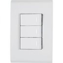 Ver imagem 1 de Conjunto 4x2 com 3 Interruptores Simples 10a 250v