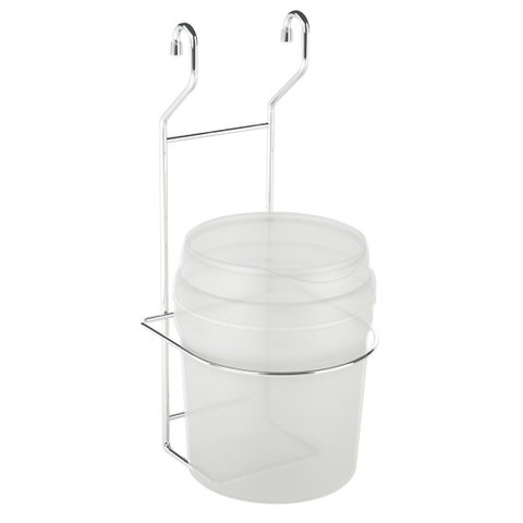 Suporte Aço Inox C/ Lixeira Cesto 2,5 Litros P/ Barra 7081