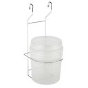 Ver imagem 1 de Suporte Aço Inox C/ Lixeira Cesto 2,5 Litros P/ Barra 7081