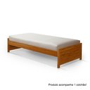 Ver imagem 3 de Cama Solteiro com Colchão Madeira Maciça Gabrieli Mona Vintage Retrô Reforçada Alta Qualidade Imbuia