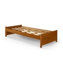 Ver imagem 5 de Cama Solteiro com Colchão Madeira Maciça Gabrieli Mona Vintage Retrô Reforçada Alta Qualidade Imbuia