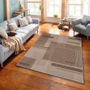 Ver imagem 1 de Tapete Sala Quarto Econature 2,00x2,50 Painel Bege Marrom