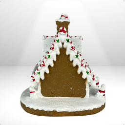 Casa Doce Vermelha e Branca 15cm com Leds - 2