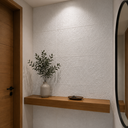 Ver imagem 5 de Kit 20 Placas 3D PVC Revest Efeito Textura Branco Fosco 50x50cm