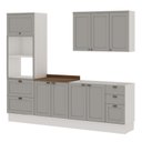 Ver imagem 3 de Armário de Cozinha Modulada 2,70m 9 Peças Iluminata Genialflex