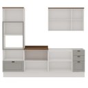 Ver imagem 5 de Armário de Cozinha Modulada 2,70m 9 Peças Iluminata Genialflex