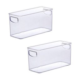 Kit 2 Organizador Diamond 25X10X13 CM Cristal Paramount - 1