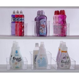 Kit 2 Organizador Diamond 25X10X13 CM Cristal Paramount - 3