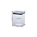Ver imagem 3 de KIT 6 Potes Herméticos Quadrados 1000ml Empilhável Paramount