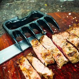 Par Garra de Urso Churrasco Pata Resistente Desfia Carnes - 3