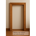 Ver imagem 4 de Folha Frisada R30k 210x80cm 35mm Porta Interna Reforçada:imbuia