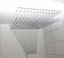 Ver imagem 1 de VARAL de teto Homellinea 10 v 3/8" x 1,00 m Alumínio Natural