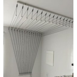 VARAL de teto Homellinea 10 v 1/2" x 1,20 m Branco - 1
