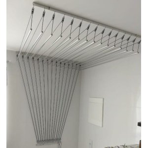 VARAL de teto Homellinea 10 v 1/2" x 1,20 m Branco