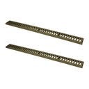 Ver imagem 1 de Kit 2 Ralo Grelha Linear Caixilho em Alumínio Fendi 15x100cm