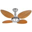 Ver imagem 1 de Ventilador de Teto Office Jet Venti-Delta Prata 4Pás Freijó 110v