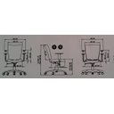 Ver imagem 2 de Cadeira de Escritório B-One Executiva Giratória Marron