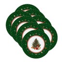 Ver imagem 1 de Kit Sousplat Natal Árvore Verde Nsw 8 Peças com Base