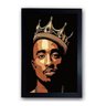 Quadro 2pac Tupac Shakur moldurado Rap 44X32 - 1