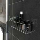 Ver imagem 2 de Suporte com Adesivo para Shampoo Banheiro Multiuso - Stolf Cromado