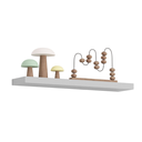 Ver imagem 1 de Prateleira Reta Decorativa 60x15 Mdf com Suporte Invisível Plancasa Cinza Cristal Tx