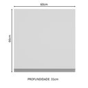 Ver imagem 5 de Armário Aéreo Madesa Stella 60 cm 1 Porta Branco