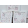 Trio Quadros Parede Decoração Quarto Menina Bebê D217 Infantil Borboleta Jardim Coração Pássaro - 6