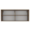 Ver mais imagens de Armário Aéreo Madesa 2 Portas de Correr de Vidro para Cozinhas Glamy, Lux e Reims Rustic Cor:Rustic