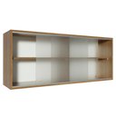 Ver imagem 4 de Armário Aéreo Madesa 2 Portas de Correr de Vidro para Cozinhas Glamy, Lux e Reims Rustic Cor:Rustic