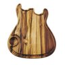 Tábua Churrasco Madeira Teca Guitarra com Cumbuca Molho - 2