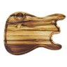 Tábua Churrasco Madeira Teca Guitarra com Cumbuca Molho - 5