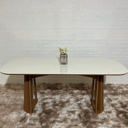 Mesa de Jantar 06 Lugares 180x90cm 100% Mdf Tm69 Dalla Costa - 1