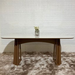 Mesa de Jantar 06 Lugares 180x90cm 100% Mdf Tm69 Dalla Costa - 4