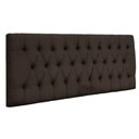 Ver imagem 1 de Painel Cabeceira Dubai Para Cama Box-1,20 Mt-suede Marrom