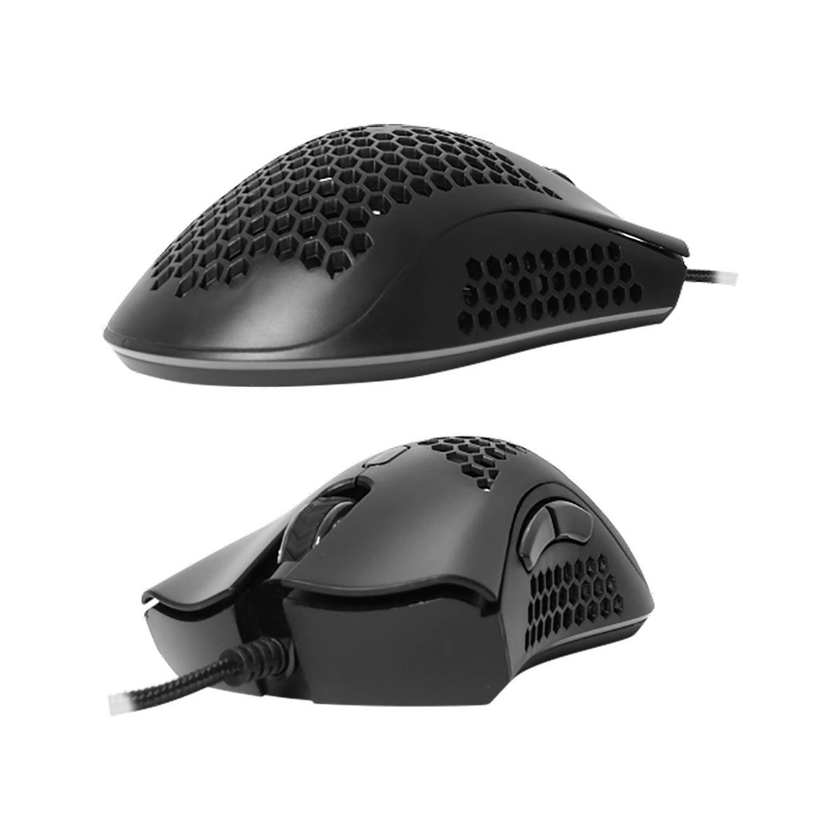 Mouse Gamer Colmeia Preto com Fio Usb / 7200 Dpi / 7 Botões - 5