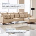 Ver imagem 6 de Sofá Living 260cm Chaise Lado Direito Athena