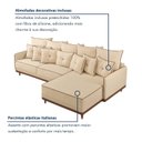 Ver imagem 7 de Sofá Living 260cm Chaise Lado Direito Athena