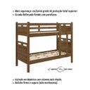 Ver imagem 4 de Beliche Duas Camas Jaspe Solteiro com 2 Colchões D20 Probel Completa