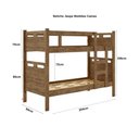 Ver imagem 2 de Beliche Duas Camas Jaspe Solteiro com 2 Colchões D20 Probel Completa